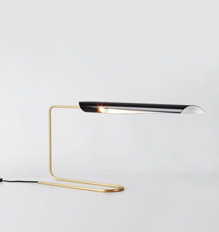 Table Lamp (Gloss black/Brushed brass)
