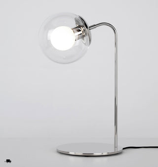 Desk Lamp (Polished nickel/Clear)
