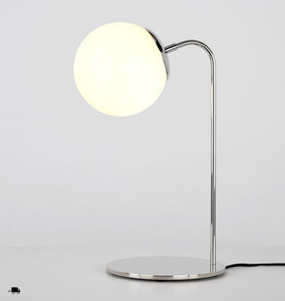 Desk Lamp (Polished nickel/Cream)

