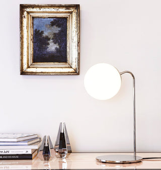 Desk Lamp (Polished nickel/Cream) — Roll & Hill Showroom, New York City. Image by Jospeh De Leo
