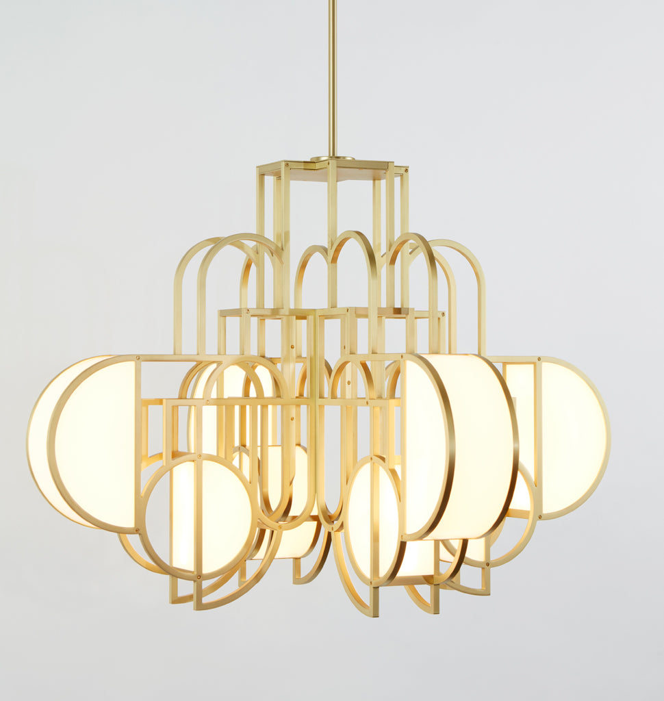 Chandelier - 02 (Brushed brass)