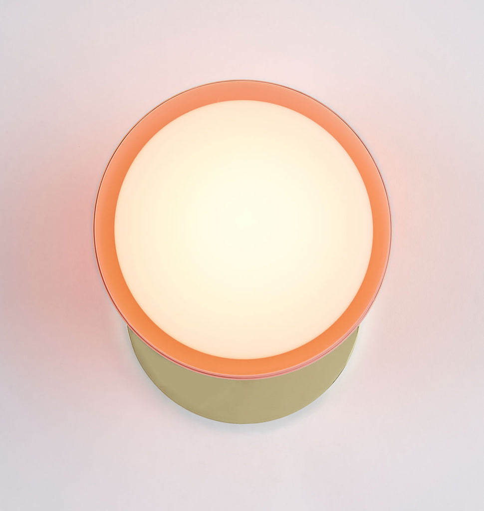 Sconce (Polished brass/Pink)