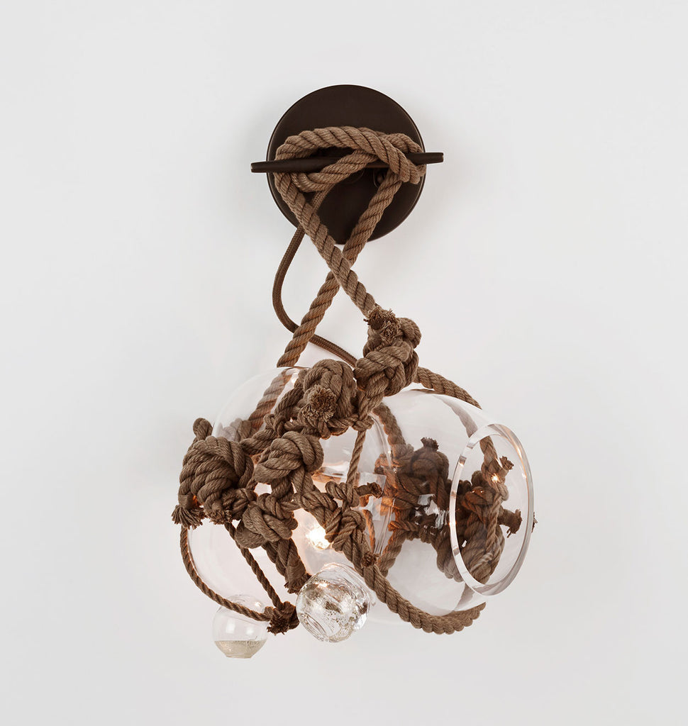 Sconce - Small (Khaki/Clear)