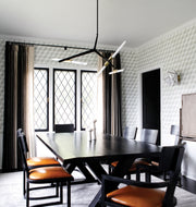 Chandelier - 6 Lights (Custom finish) — Magnolia, Seattle. Interior by Brian Paquette, image by Belathee