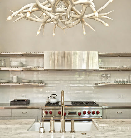 Modern antler chandelier store
