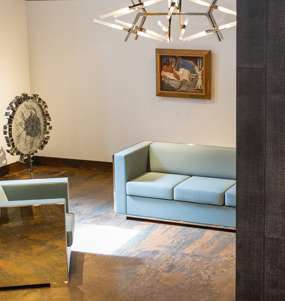 03 - 24 Lights (Polished nickel/Straight-cut glass) — The Future Perfect, New York