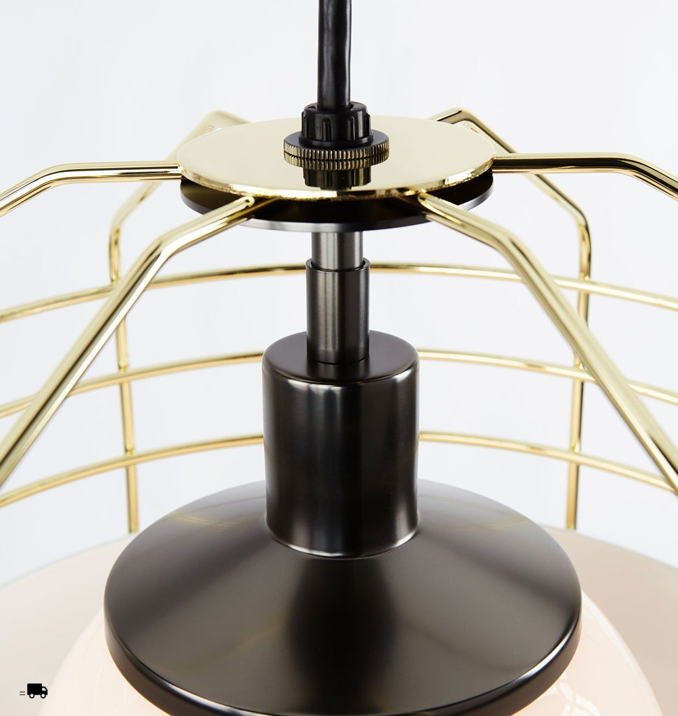 Detail 14-inch (White/Brass)