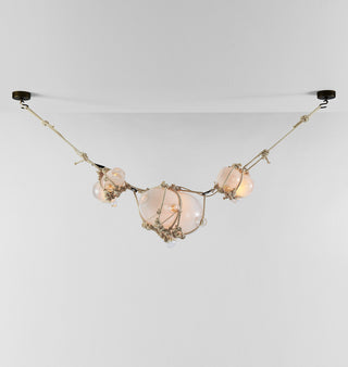 Chain   1 Lg, 2 Sm Bubbles (Natural/Opal)
