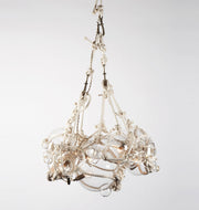 Chandelier - 1 Lg, 6 Sm Bubbles (Natural/Clear)