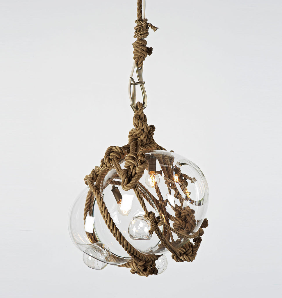 Pendant - Large (Khaki/Clear)