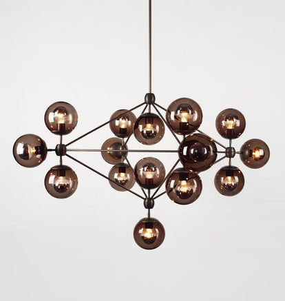 Modo | Chandelier - 4 Sided, 15 Globes | Jason Miller – Roll & Hill