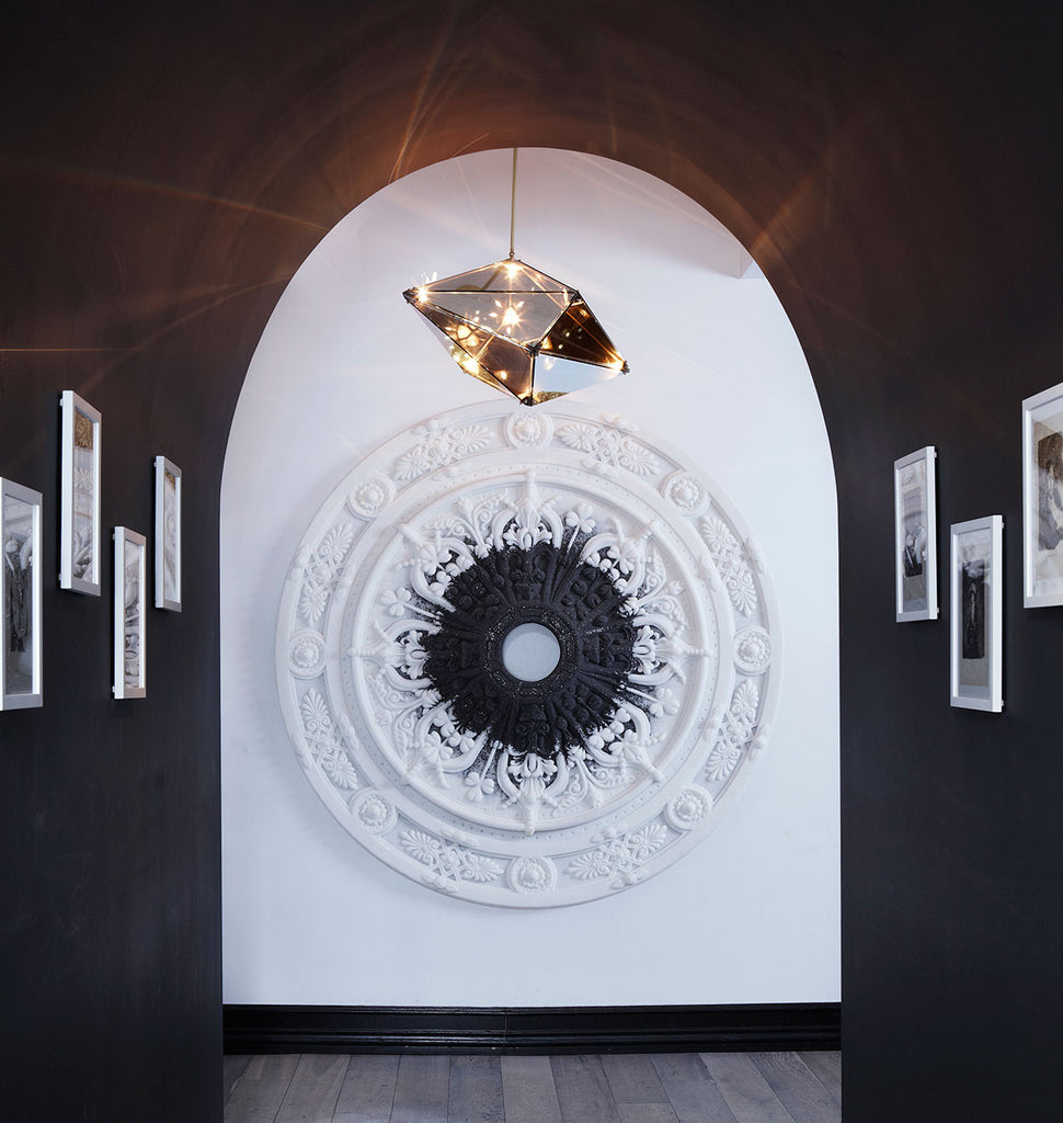 30 inches - Horizontal (Brushed brass/Transparent mirror) — Bar Nan , New York