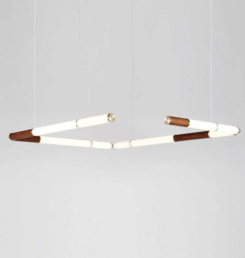 Custom Configuration (Brushed brass/Oak)