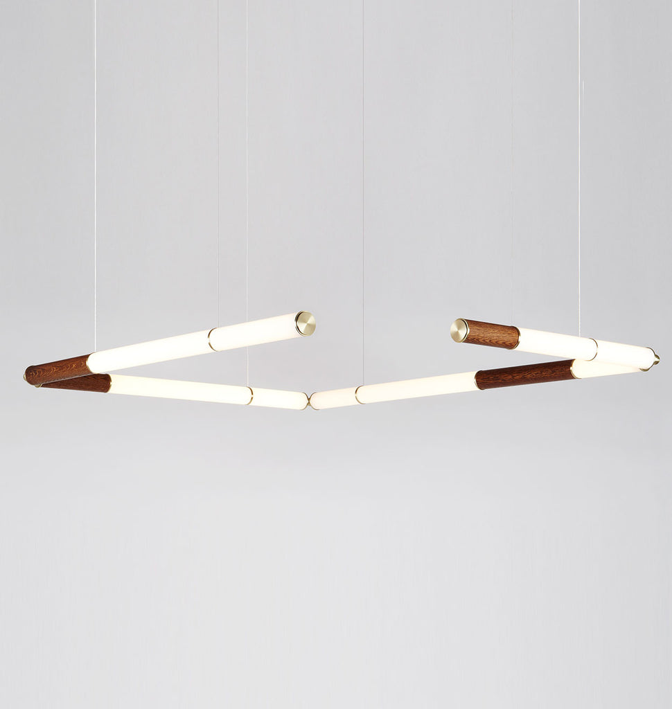 Custom Configuration (Brushed brass/Oak)