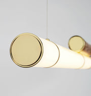 Detail (Polished brass/Stained oak)