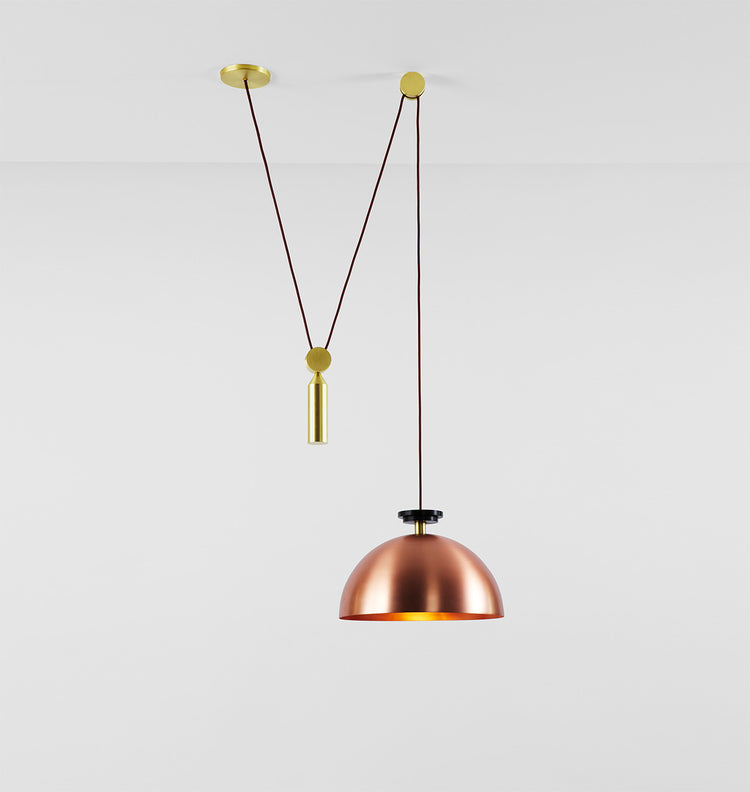 Hemisphere pendant light discount