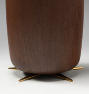 The Tom Champagne Table (Black Walnut/Brass)