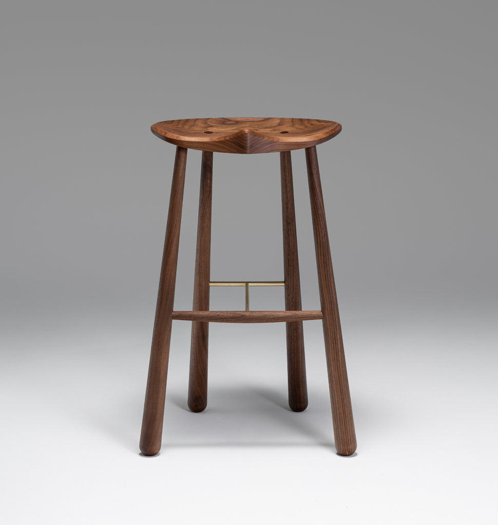 Taper Bar Stool (Black walnut)