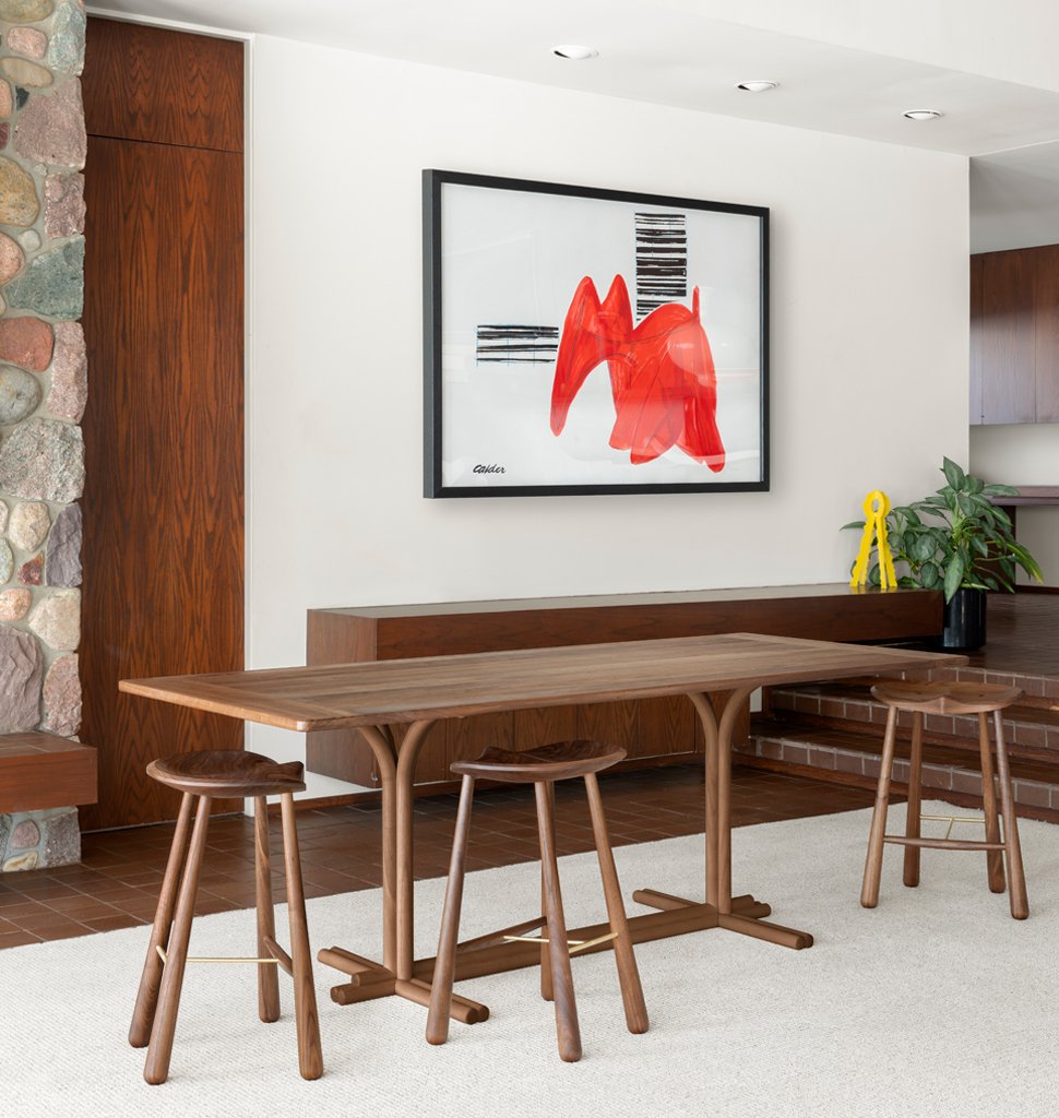 Taper Counter Stool (Black walnut) — Holland, Michigan. Image by Jonathan Allen