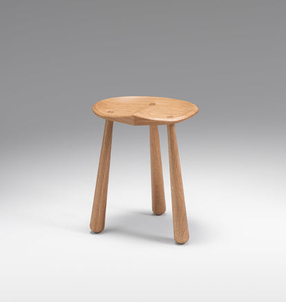 Taper Low Stool | White Oak | Karl Zahn – Roll & Hill