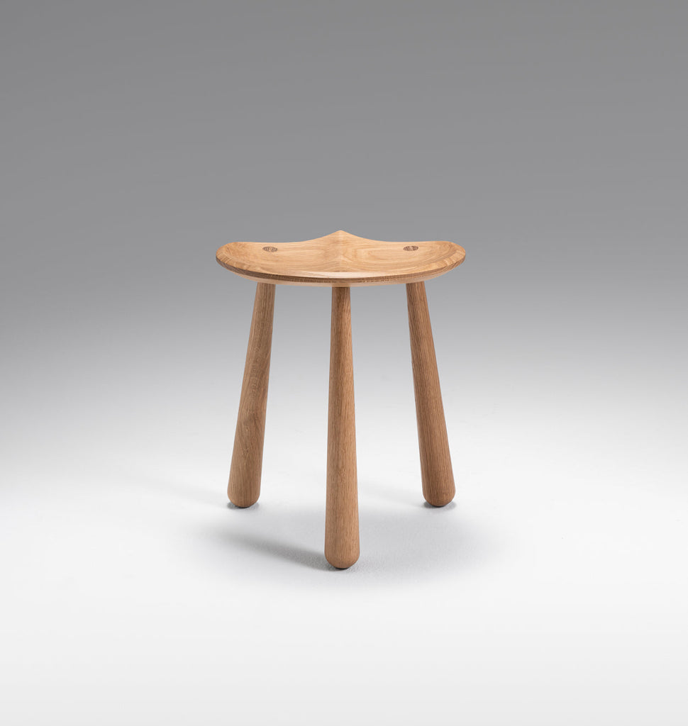 Taper Low Stool (White oak)