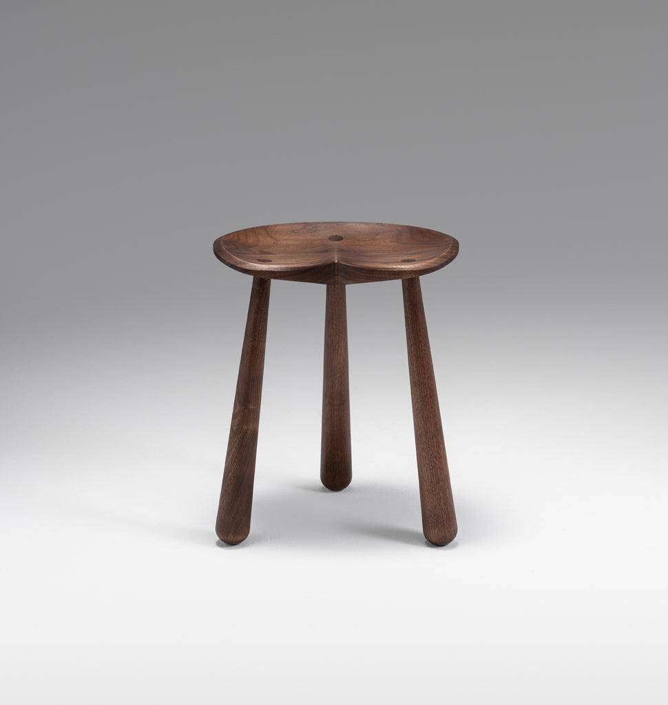 Taper Low Stool (Black walnut)