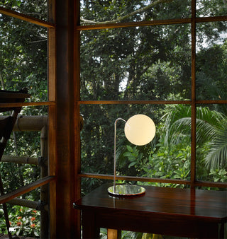 Desk Lamp (Polished nickel/Cream) — Private residence, Costa Rica
