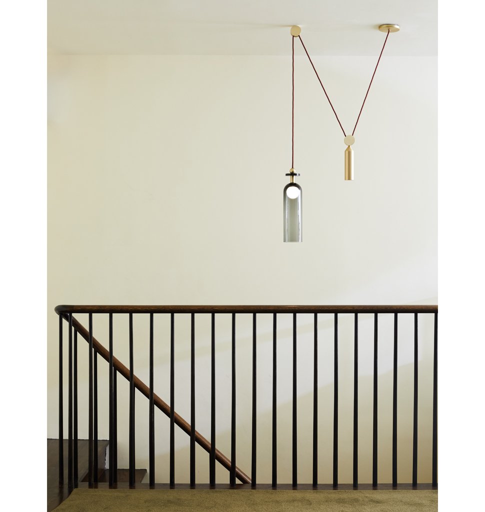 Pendant - Cylinder (Midnight) — Roll & Hill, New York. Image by Nicole Franzen