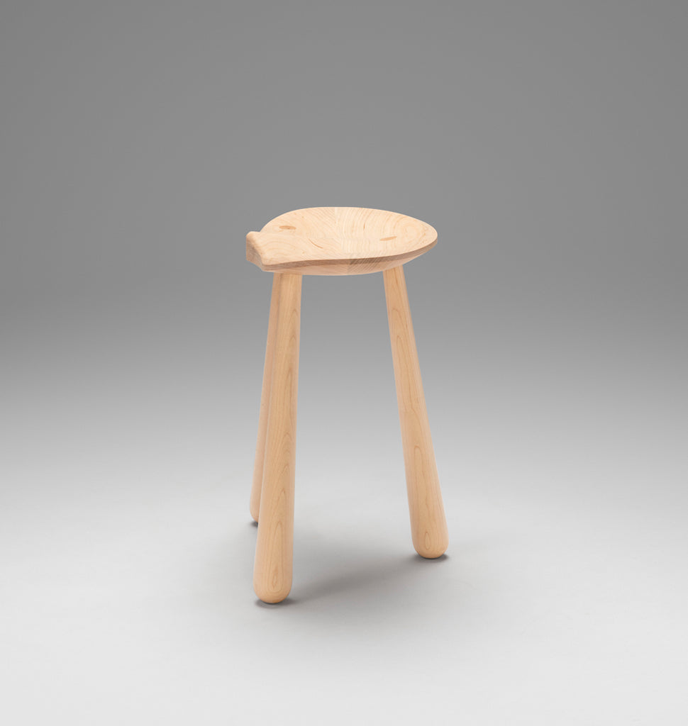 Taper Low Stool (Hard maple)