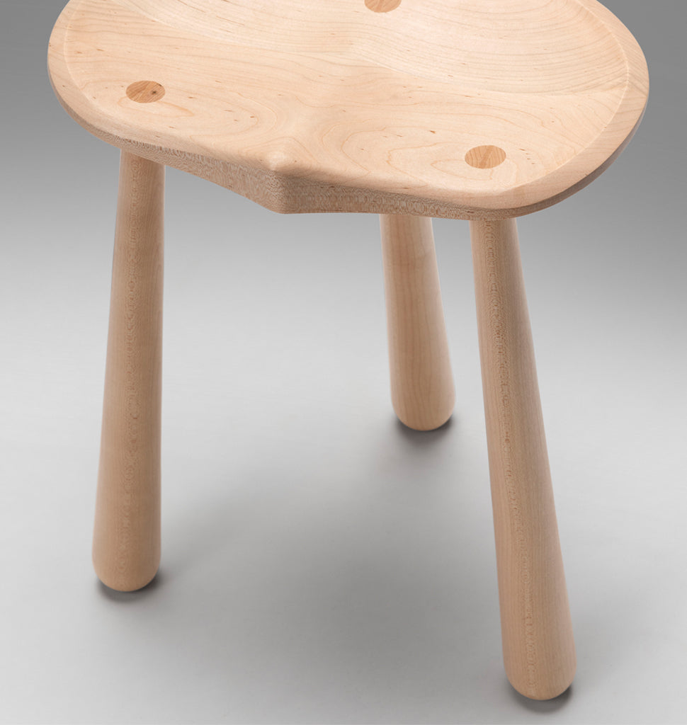 Taper Low Stool (Hard maple)