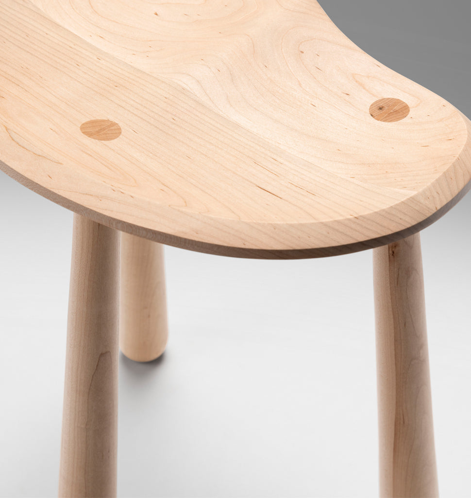 Taper Low Stool (Hard maple)