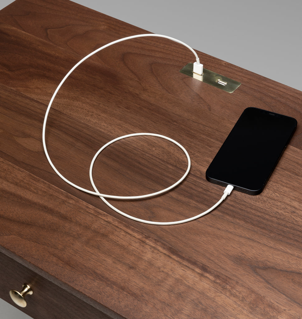 The Cain Nightstand (Black Walnut)